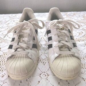 adidas Originals Superstar Shell Toe White Black Women's 5.5/kids 5.5
